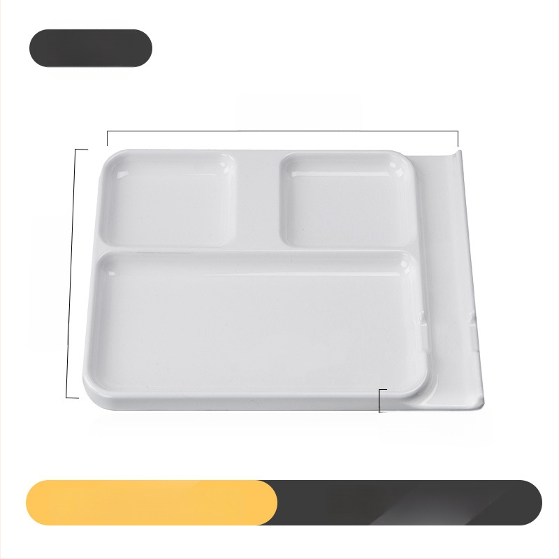 Kimmeli melaminė dip plokštelė kepimui griliams, kvadratinė, 3–4 skyreliai, logotipas atspausdintas, pritaikymas įmanomas, apdaila po glazūra, šiuolaikinio minimalistinio stiliaus