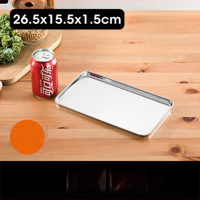 Stačiakampė garų plokštė iš 304 nerūdijančio plieno Dim Sum ir ryžių rulonėliams | lygus dugnas, elektroplatinė danga, su spauda logotipas