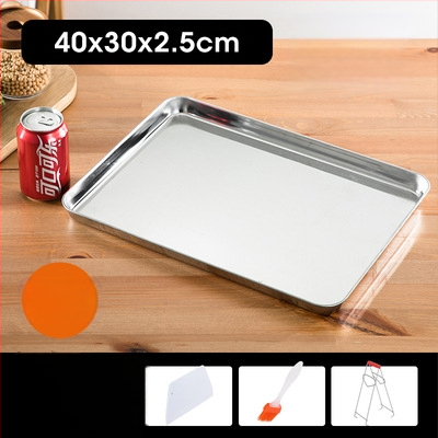 Stačiakampė garų plokštė iš 304 nerūdijančio plieno Dim Sum ir ryžių rulonėliams | lygus dugnas, elektroplatinė danga, su spauda logotipas