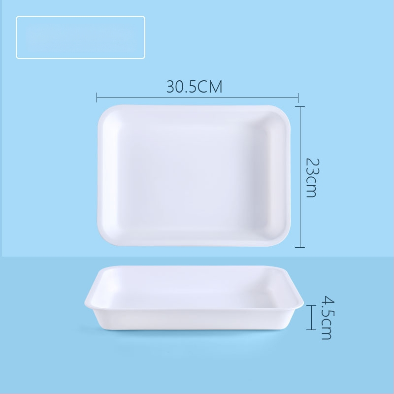 Plastikinis stačiakampis padėklas vientisu raštu (Prekės ženklas: Juxingshun; Medžiaga: Plastikas; Forma: Stačiakampė; Stilius: Naujasis Kinų stilius)