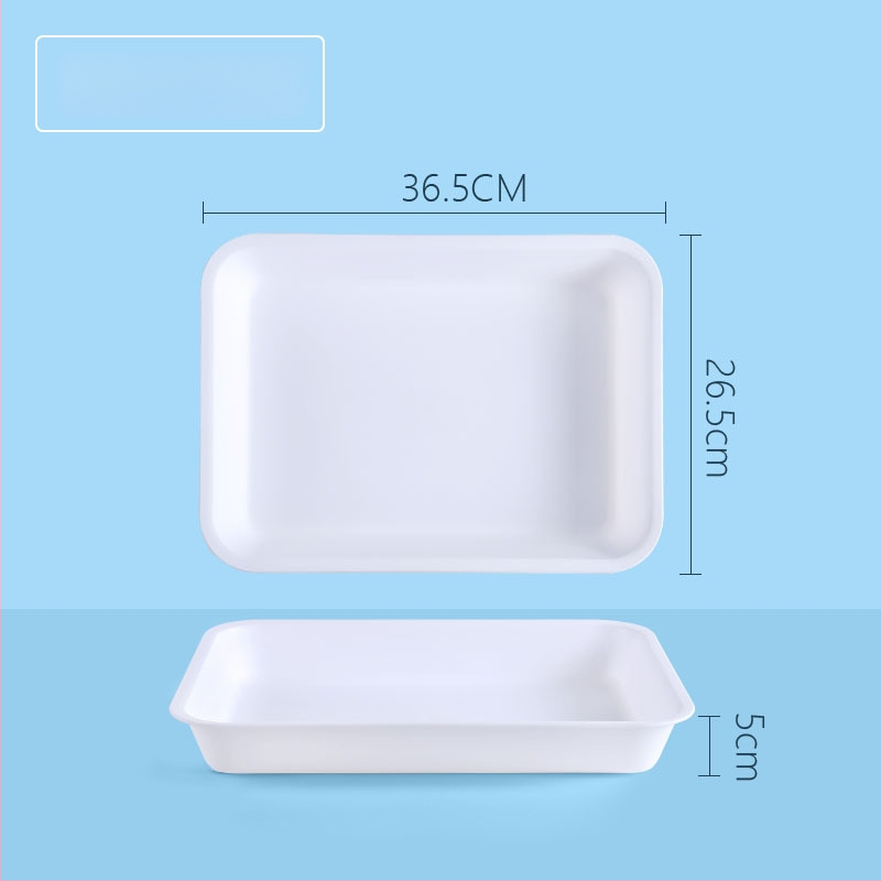 Plastikinis stačiakampis padėklas vientisu raštu (Prekės ženklas: Juxingshun; Medžiaga: Plastikas; Forma: Stačiakampė; Stilius: Naujasis Kinų stilius)