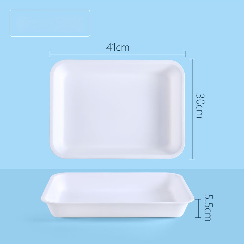 Plastikinis stačiakampis padėklas vientisu raštu (Prekės ženklas: Juxingshun; Medžiaga: Plastikas; Forma: Stačiakampė; Stilius: Naujasis Kinų stilius)