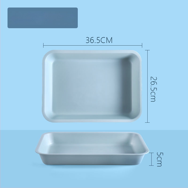 Plastikinis stačiakampis padėklas vientisu raštu (Prekės ženklas: Juxingshun; Medžiaga: Plastikas; Forma: Stačiakampė; Stilius: Naujasis Kinų stilius)