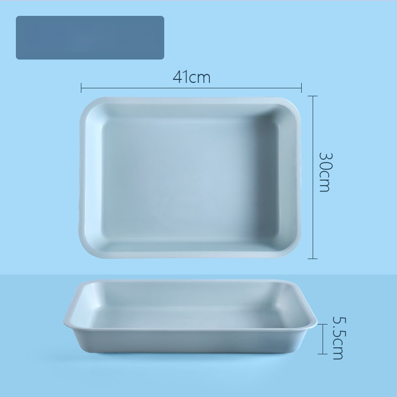 Plastikinis stačiakampis padėklas vientisu raštu (Prekės ženklas: Juxingshun; Medžiaga: Plastikas; Forma: Stačiakampė; Stilius: Naujasis Kinų stilius)