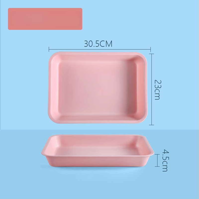 Plastikinis stačiakampis padėklas vientisu raštu (Prekės ženklas: Juxingshun; Medžiaga: Plastikas; Forma: Stačiakampė; Stilius: Naujasis Kinų stilius)