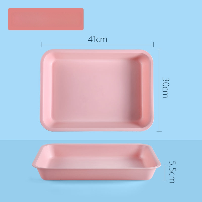 Plastikinis stačiakampis padėklas vientisu raštu (Prekės ženklas: Juxingshun; Medžiaga: Plastikas; Forma: Stačiakampė; Stilius: Naujasis Kinų stilius)