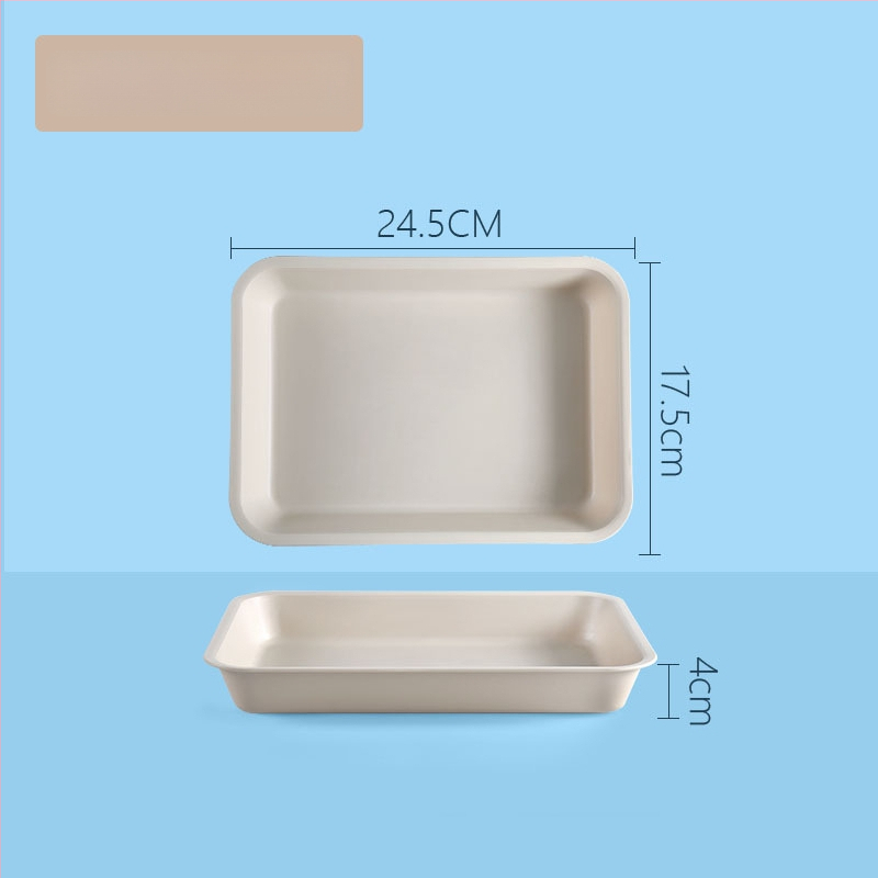 Plastikinis stačiakampis padėklas vientisu raštu (Prekės ženklas: Juxingshun; Medžiaga: Plastikas; Forma: Stačiakampė; Stilius: Naujasis Kinų stilius)