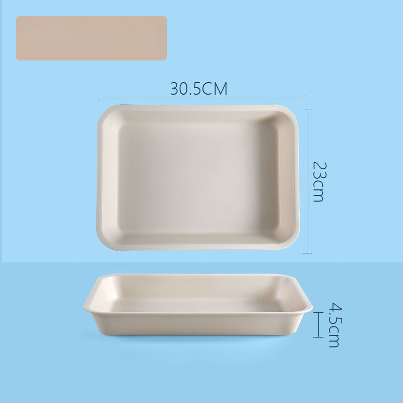 Plastikinis stačiakampis padėklas vientisu raštu (Prekės ženklas: Juxingshun; Medžiaga: Plastikas; Forma: Stačiakampė; Stilius: Naujasis Kinų stilius)