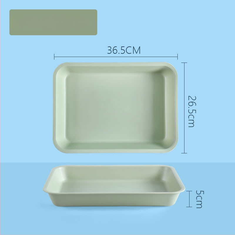 Plastikinis stačiakampis padėklas vientisu raštu (Prekės ženklas: Juxingshun; Medžiaga: Plastikas; Forma: Stačiakampė; Stilius: Naujasis Kinų stilius)