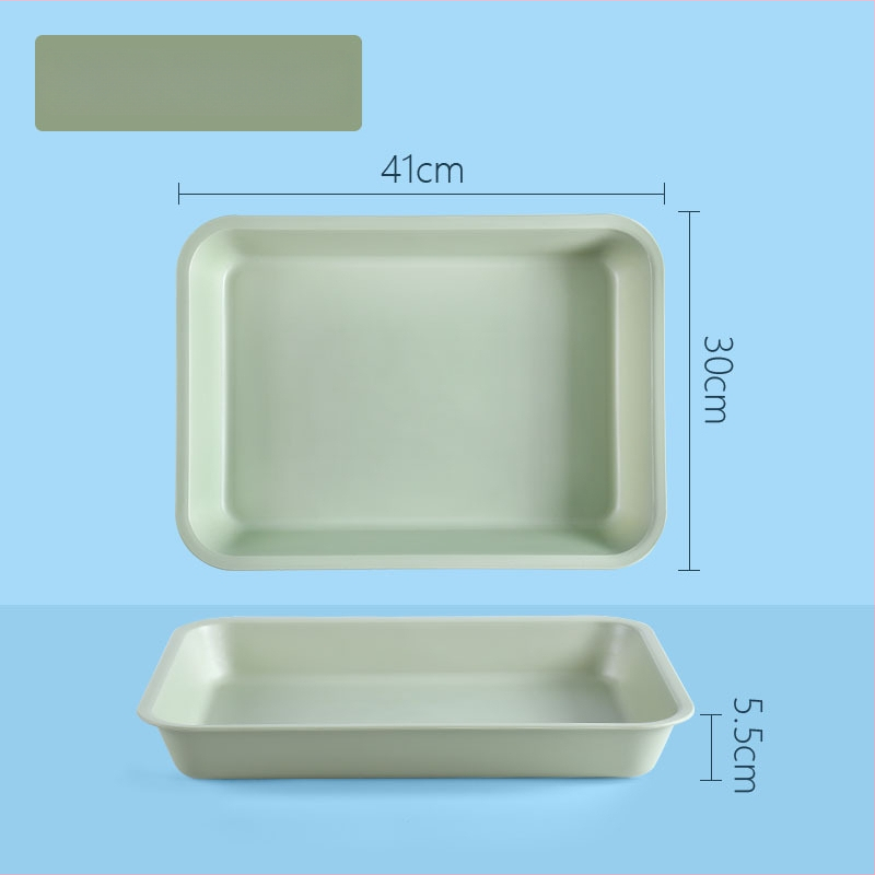 Plastikinis stačiakampis padėklas vientisu raštu (Prekės ženklas: Juxingshun; Medžiaga: Plastikas; Forma: Stačiakampė; Stilius: Naujasis Kinų stilius)