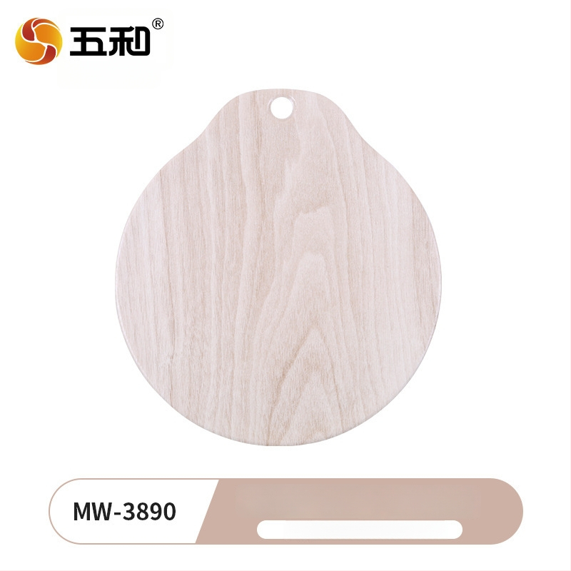 Apvalus stalo kilimėlis Kinijos stiliuje, medžio tekstūra, izoliacija, atsparus aukštai temperatūrai, anti-degimui