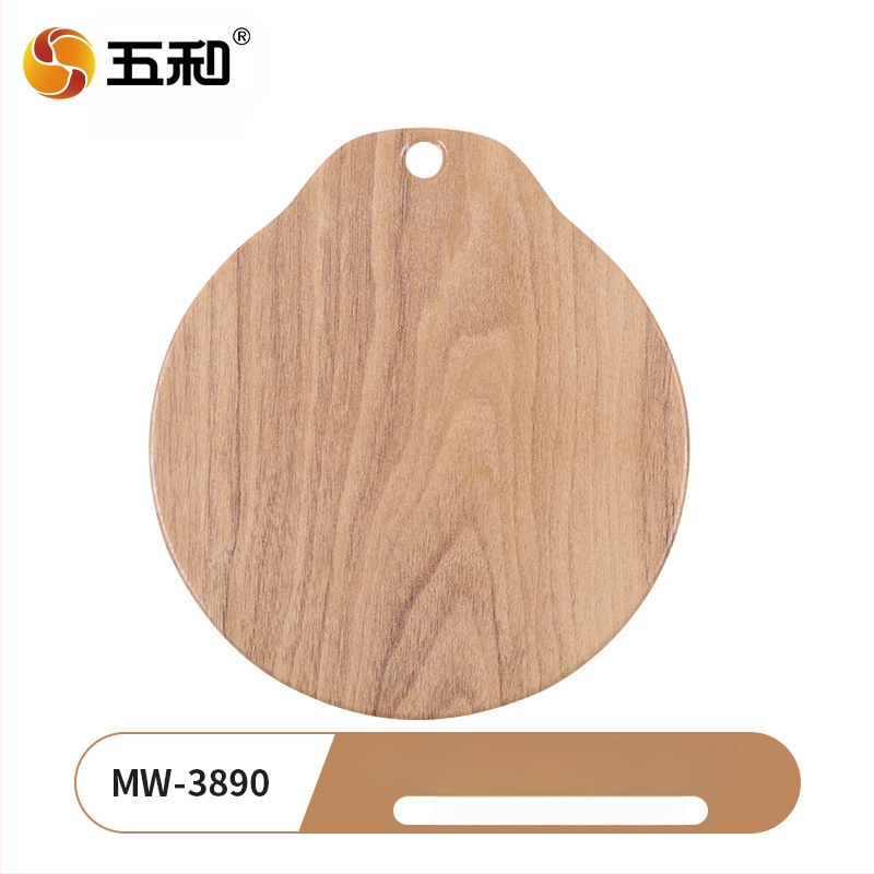 Apvalus stalo kilimėlis Kinijos stiliuje, medžio tekstūra, izoliacija, atsparus aukštai temperatūrai, anti-degimui