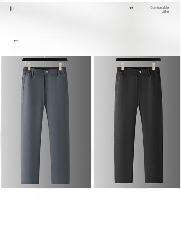 Meeste sirge lõikega püksid, tuule- ja veekindlad, fleece-vooderiga, mikroelastsed, polüester-spandex segu