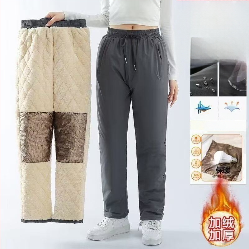 Meeste talve spordipüksid fleece-voodriga, vaba lõige, keskmine talje, köidiku sulgemine, polüesterkangas