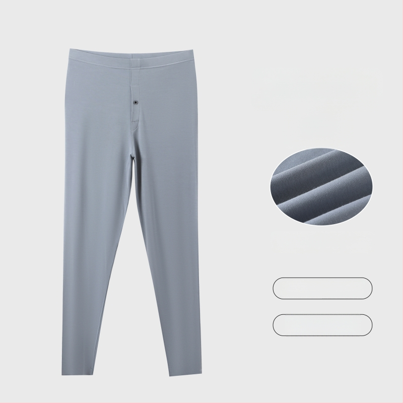 Meeste termilised püksid Modal kangaga, kõrge elastsus, ühekihiline, paks kangas 201–250 g/m², 90–95% Modal