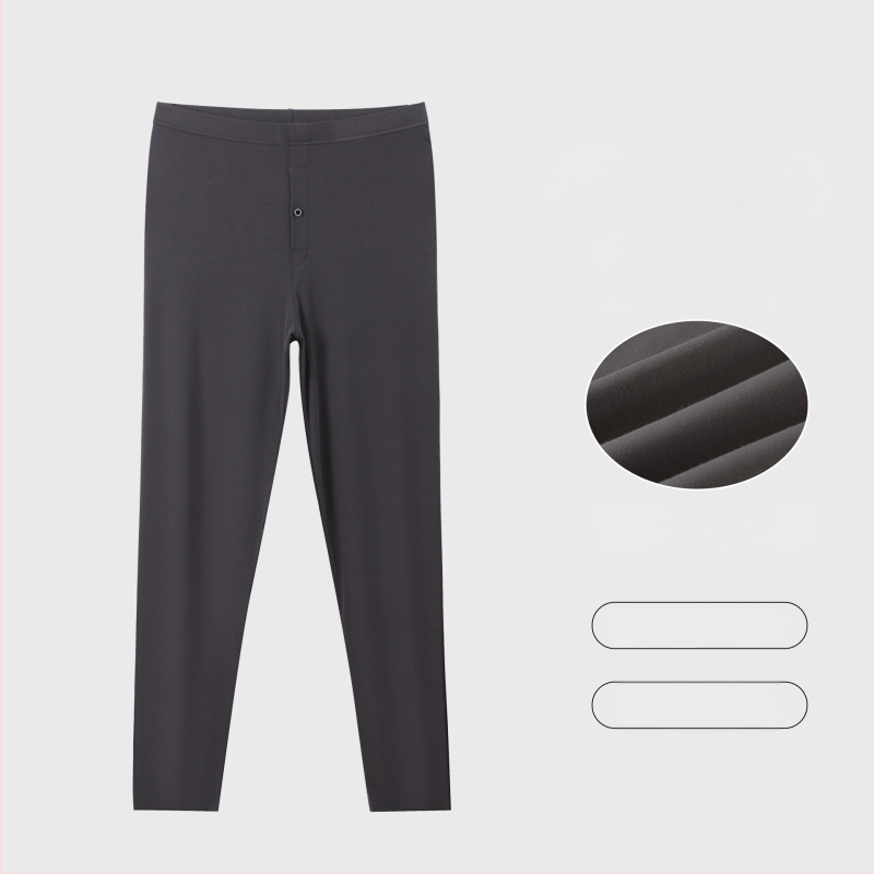 Meeste termilised püksid Modal kangaga, kõrge elastsus, ühekihiline, paks kangas 201–250 g/m², 90–95% Modal