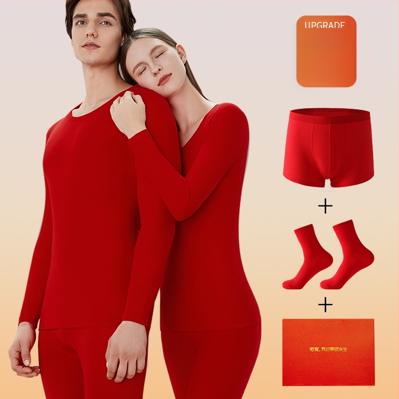 Unisex puuvillane termilise aluskomplekt kapuutsiga, pikkade varrukatega, ümmarguse kaelusega, õmblusteta