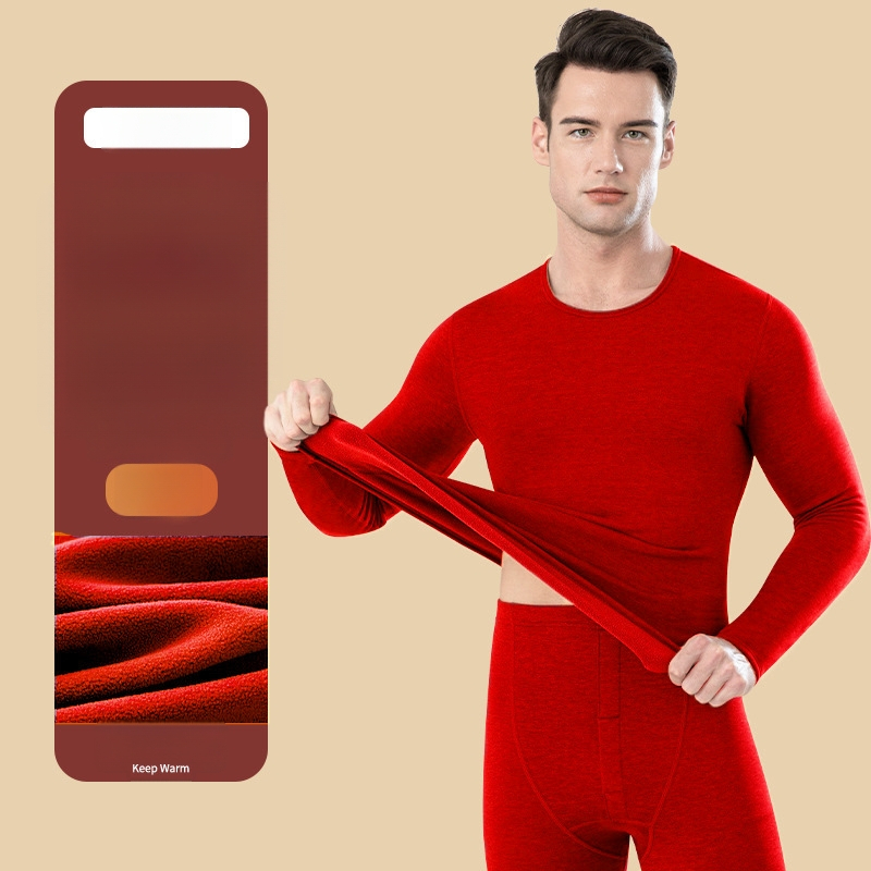 Unisex puuvillane termilise aluskomplekt kapuutsiga, pikkade varrukatega, ümmarguse kaelusega, õmblusteta