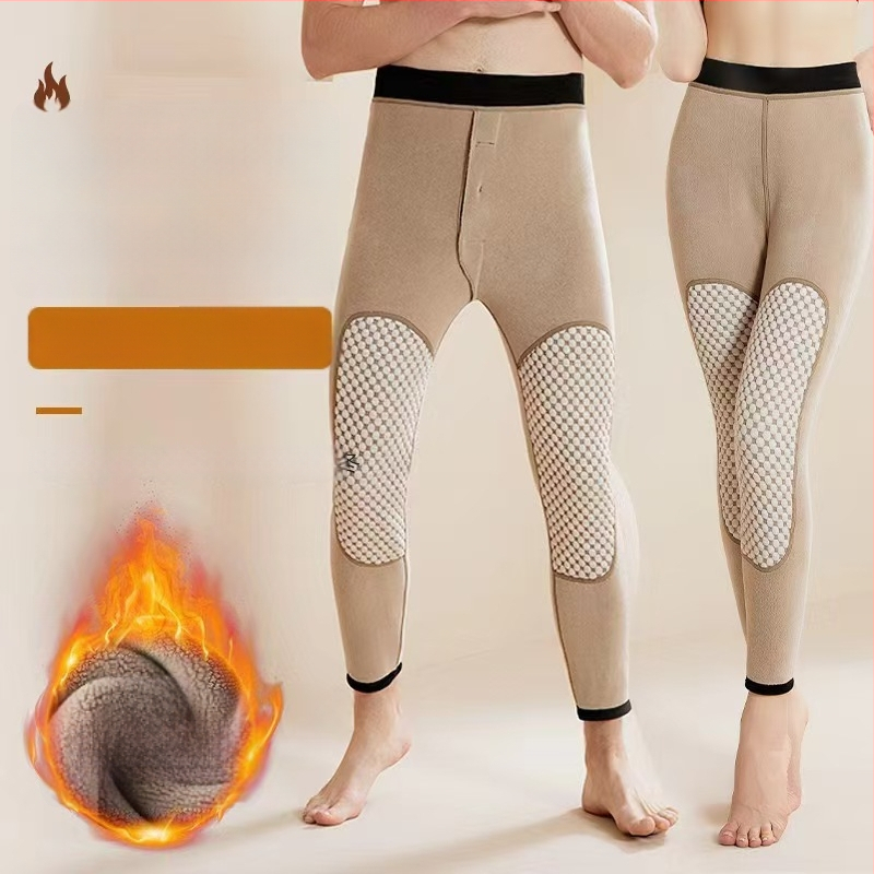 Grafeeni termilised püksid fleecevoodriga, kõrge vöökoht, kahekordne polüestri kiht, põlve- ja talje kaitse, veluurvooder
