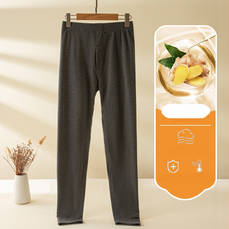 Meeste antibakteriaalsed soojad püksid, keskmise vöökoha, fleece vooder, paks polüesterkangas, kitsas lõige