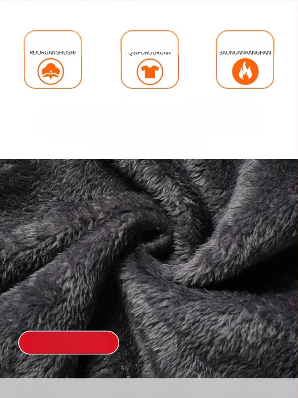 Vyriška žieminė striukė su fleece pamušalu, ilgomis rankovėmis, stovas apykaklė, užtrauktukas, įprastas ilgis