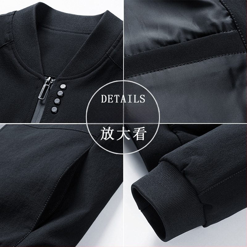 Korea stiililine jakk, püsti kaelus, ees tõmblukk, pikad varrukad, ühevärviline