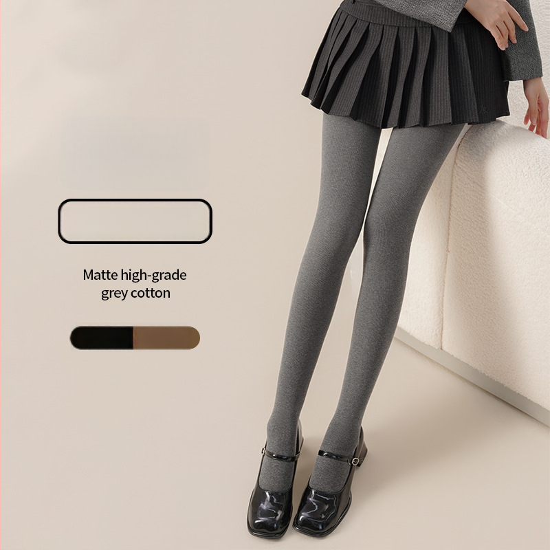 Fleecinės pamušalo leggingės su vertikaliomis juostomis, Nylon-Spandex audinys, klubų pakėlimas ir pilvo kontrolė