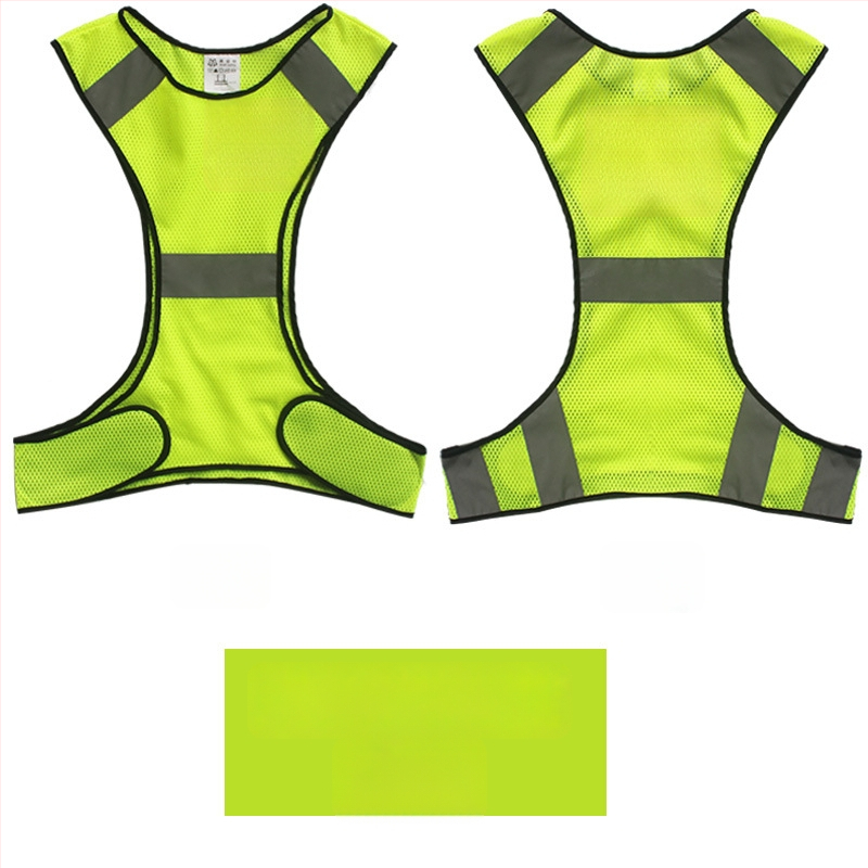 Apsauginė atšvaitinė liemenė tinklinės medžiagos naktiniam bėgimui ir dviračių važiavimui | tinklinė medžiaga; atšvaitinė juosta; modelis MAM-1028; prekinis ženklas mam-safety/Meianming; pritaikomas apdorojimas