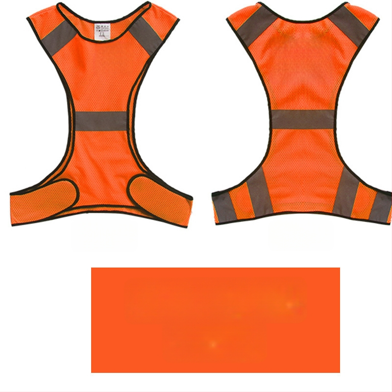 Apsauginė atšvaitinė liemenė tinklinės medžiagos naktiniam bėgimui ir dviračių važiavimui | tinklinė medžiaga; atšvaitinė juosta; modelis MAM-1028; prekinis ženklas mam-safety/Meianming; pritaikomas apdorojimas