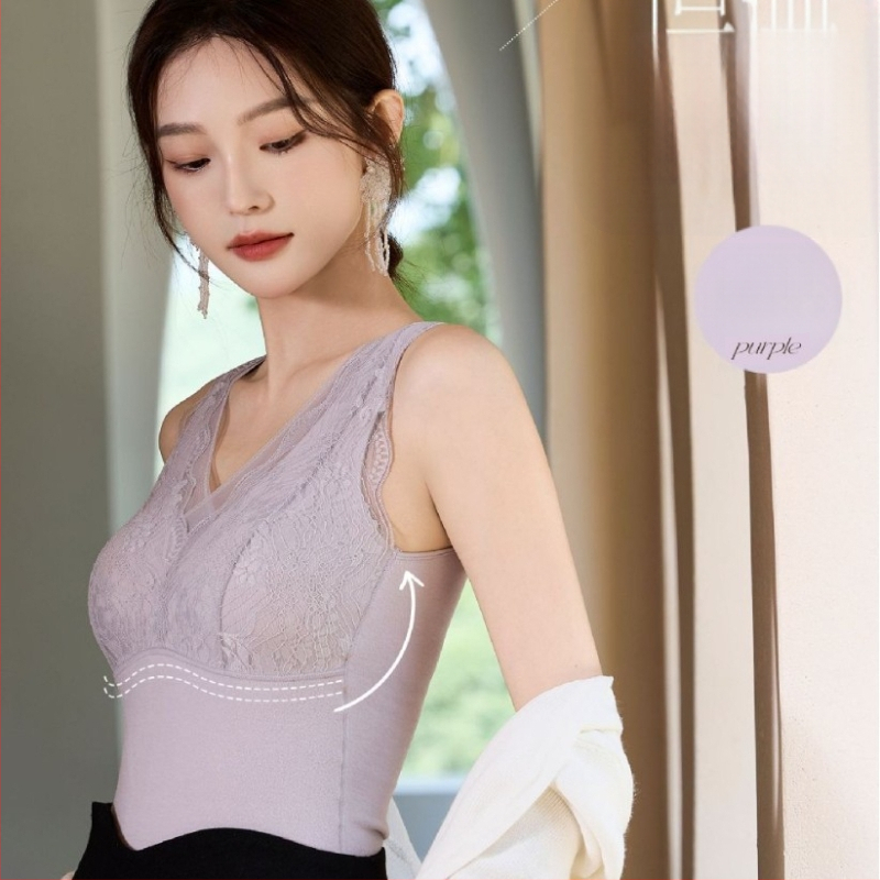 Naiste kasmiri-siidi termovest, fleece vooder, baaskiht, V-kaelus, 251–300 g/m²