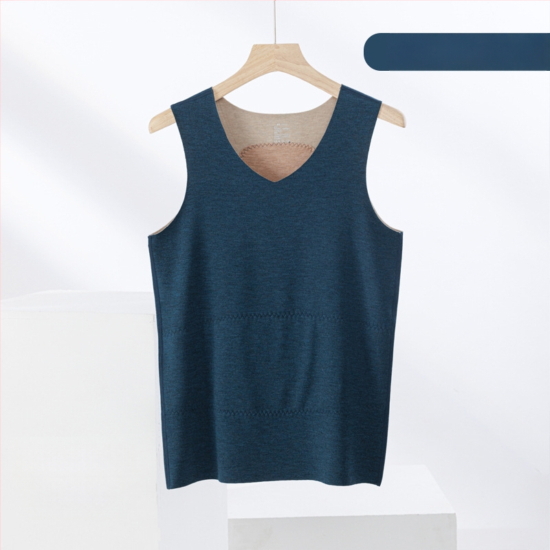 Termiline vest kasmiri-siidisegu materjalist, õmblusteta, ümmarguse kaelusega, ekstraväga paks kangas 301–350 g/m², sobib välisriietuseks