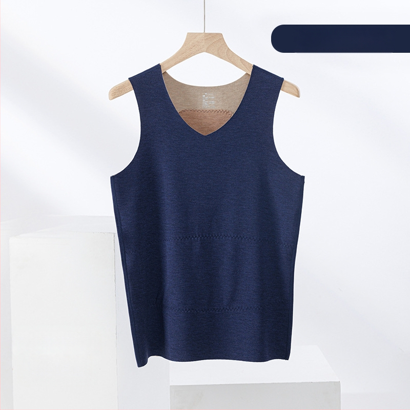 Termiline vest kasmiri-siidisegu materjalist, õmblusteta, ümmarguse kaelusega, ekstraväga paks kangas 301–350 g/m², sobib välisriietuseks