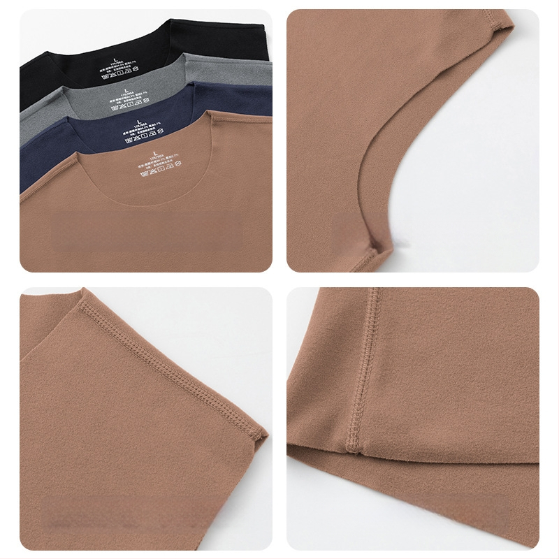 Meeste termovest varrukatute kahepoolsest veluurist, polüester, paks kangas 251–300 g/m², pullover stiil