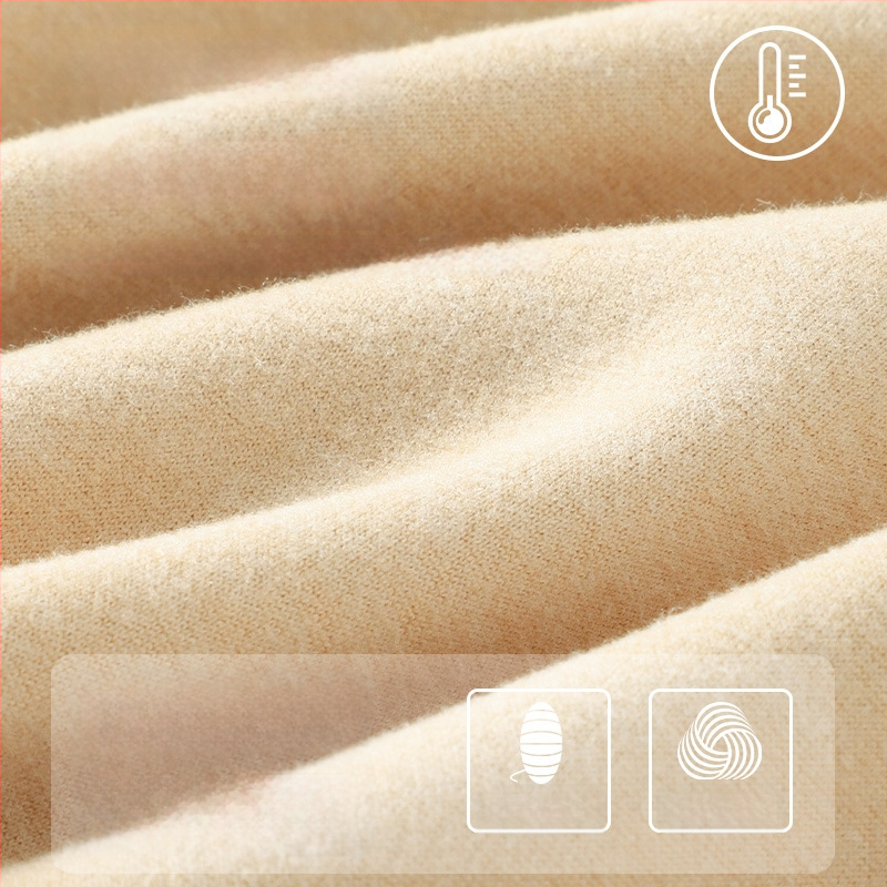 Naiste villane soe vest sisseehitatud rinnapadiga, õmblusteta, sametise fleece vooder, ümmargune kaelus