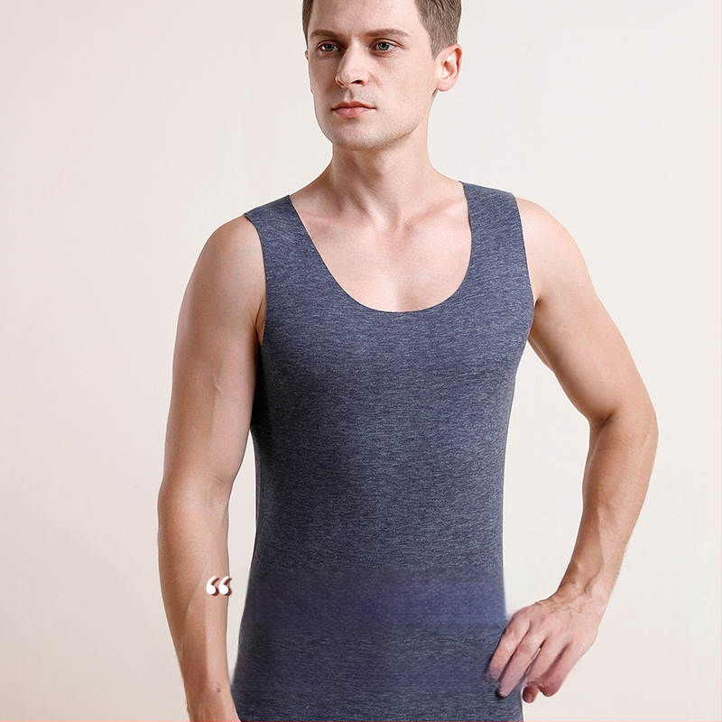 Meeste termiline vest villase ja siidise lõngaga, paksus 251–300 g/m²,üm margune kaelus, üks kiht