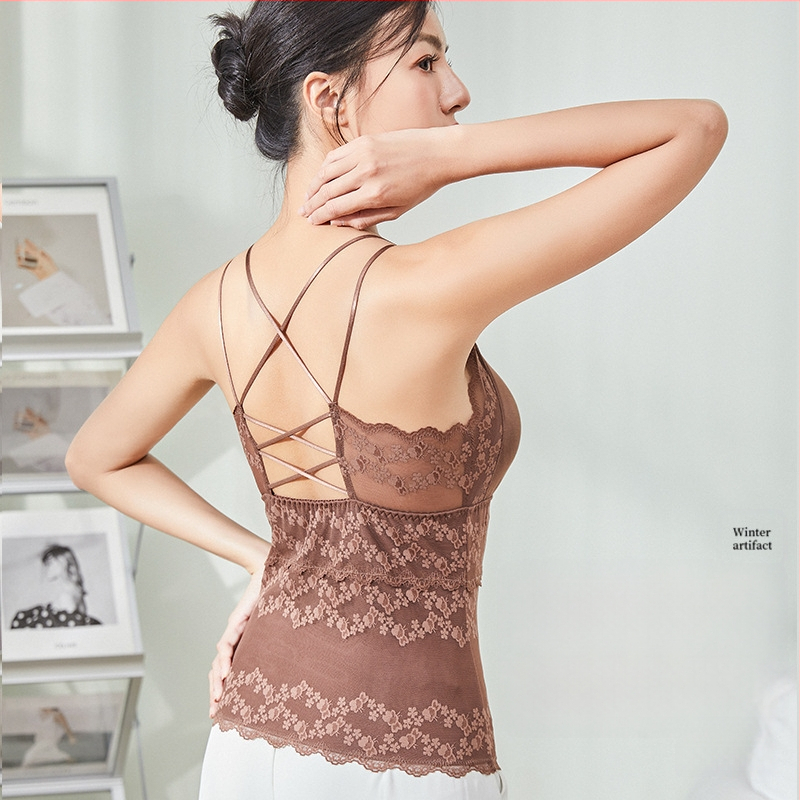 Naiste termogilet koos sisseehitatud rinna padja, fleece vooder, topeltkiht, V-kaelus, 80–90% viskoos