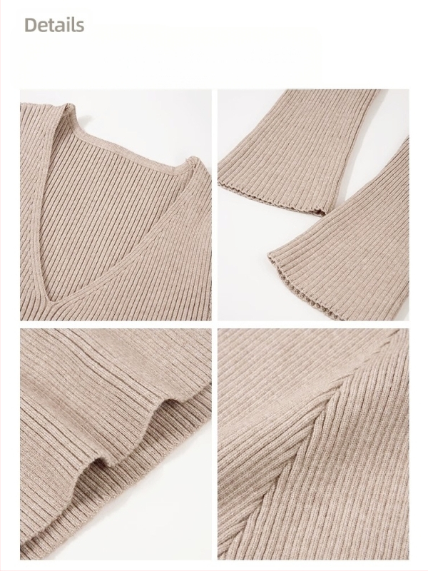 Sügisel-talvel kootud kleit V-kaelusega, A-liinis pikk kleit, elastne vöökoht, viskoosi–poliesteri kudum