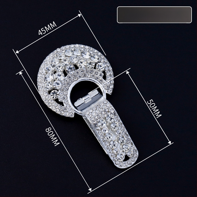 Hengmeihe dekoratyvinė sagė paltui — cinko lydinio su imitaciniais kristalais, klasikinis nacionalinis stilius, minimalistinis dizainas