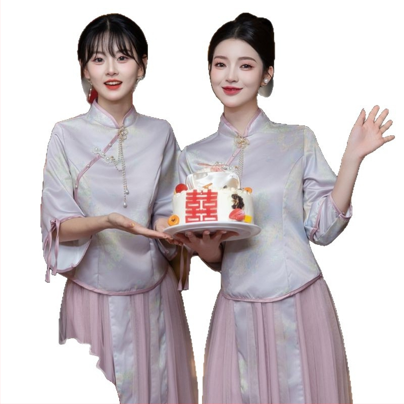 UNMUN jaunųjų suknelė — A linijos kirpimas, vienas petys, ilga sijona, Chenille audinys su elastanu, pavasaris 2025