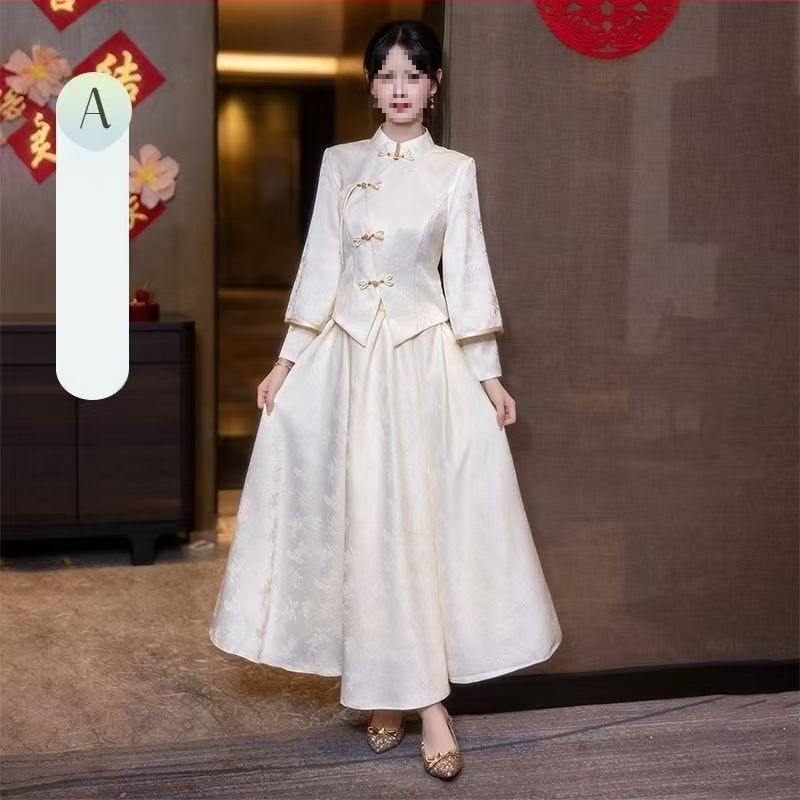 Nuotakos draugės suknelė vieno peties, A linijos kirpimas, be rankovių, ilga, Chenille audinys su elastanu