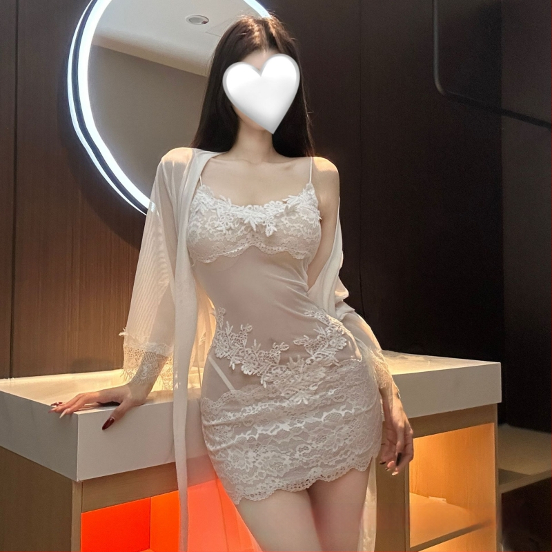 Intymi suknelė su nėrinių tinkleliu, permatoma, bodycon, poliesterio audinys