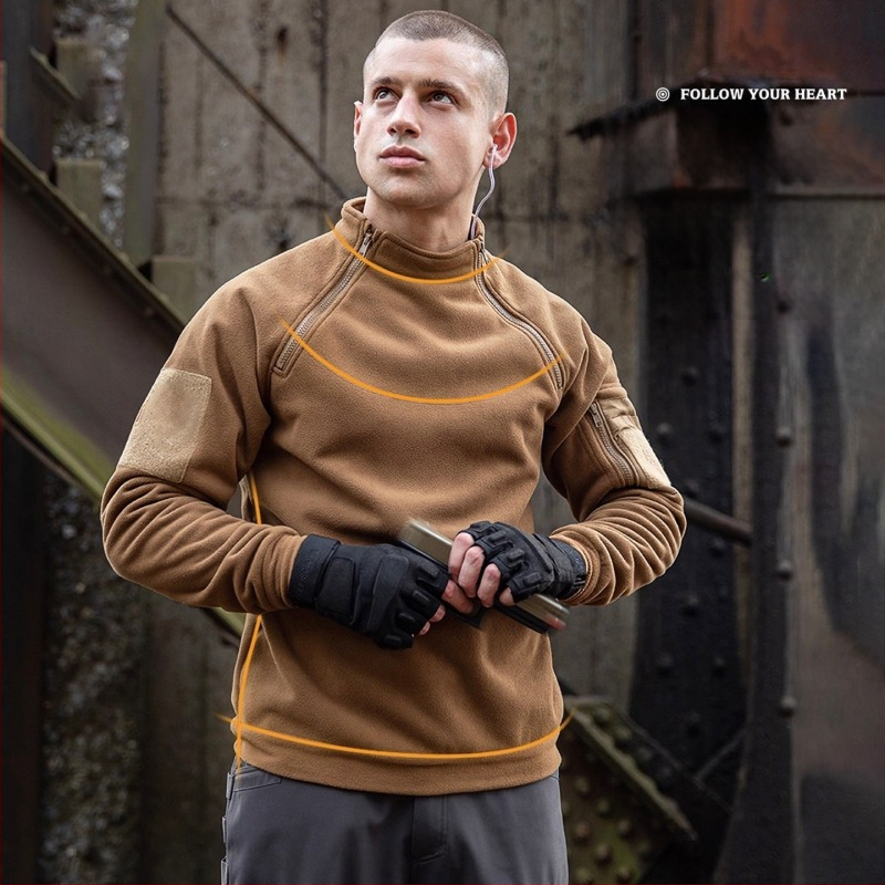 Fleece kardigan stiliaus striukė, unisex; išorinis poliesterio audinys; poliesterio pamušalas