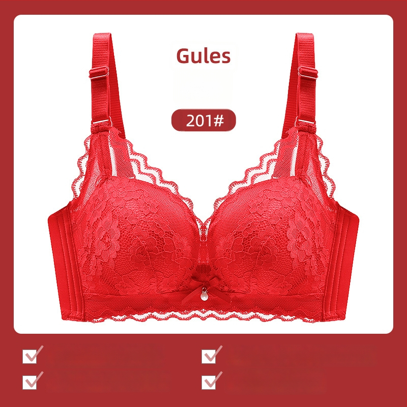 Moterų liemenėlė be vielos su nėriniais, 3/4 puodeliai, plonas viršus, fiksuoti dvigubi dirželiai, nugaros uždarymas su trim eilių kabliukais