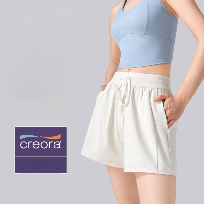 ACXSPORT Naiste jooga lühikesed püksid – kerge ja pehme, rayon kangas õhulise kihiga, 90% polüester 10% spandeks, nelja punkti pikkus