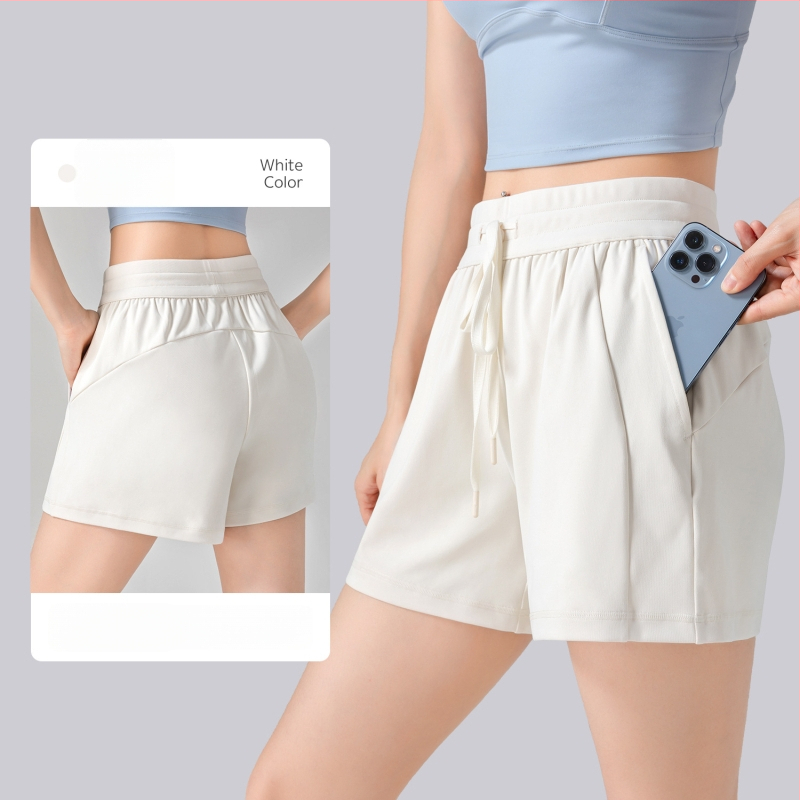 ACXSPORT Naiste jooga lühikesed püksid – kerge ja pehme, rayon kangas õhulise kihiga, 90% polüester 10% spandeks, nelja punkti pikkus