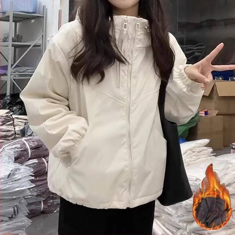 Sieviešu chenille jaka ar kapuci ar elastānu – garās piedurknes, Royal Sister stils, pavasaris 2025