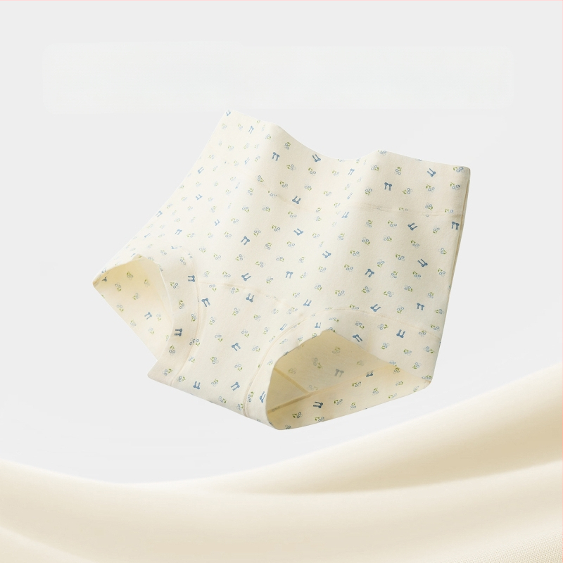 Naistele mõeldud puuvillased bokserid, keskmise kõrgusega talje, antibakteriaalsed, hingavad, 100% puuvillane õmblusaluse piirkonna vooder