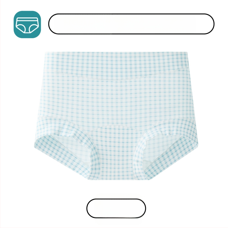 Naistele mõeldud puuvillased bokserid, keskmise kõrgusega talje, antibakteriaalsed, hingavad, 100% puuvillane õmblusaluse piirkonna vooder