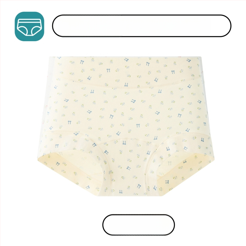 Naistele mõeldud puuvillased bokserid, keskmise kõrgusega talje, antibakteriaalsed, hingavad, 100% puuvillane õmblusaluse piirkonna vooder