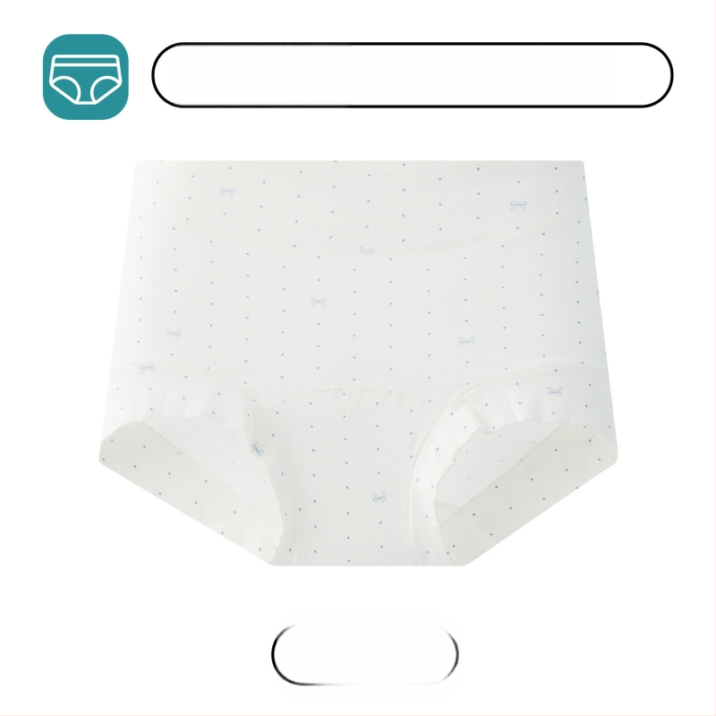 Naistele mõeldud puuvillased bokserid, keskmise kõrgusega talje, antibakteriaalsed, hingavad, 100% puuvillane õmblusaluse piirkonna vooder